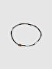 With Beads Anthracite Bracelet