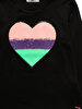 ZWART T-SHIRT LANGE MOUW