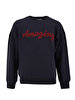 Dunkelblau Sweatshirt