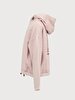 Long Sleeve With Hood Waist Elastic Pink Sweatshirt