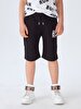 Pocketed Black Shorts