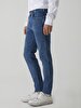 Darrion Tapered Leg Mid Waist Jean Trousers