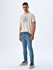 Scarty Y Tapered Leg Mid Waist Jean Trousers