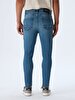 Scarty Y Tapered Leg Mid Waist Jean Trousers