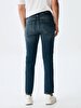 Jerard Y Tapered Leg Mid Waist Jean Trousers
