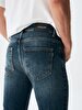 Jerard Y Tapered Leg Mid Waist Jean Trousers