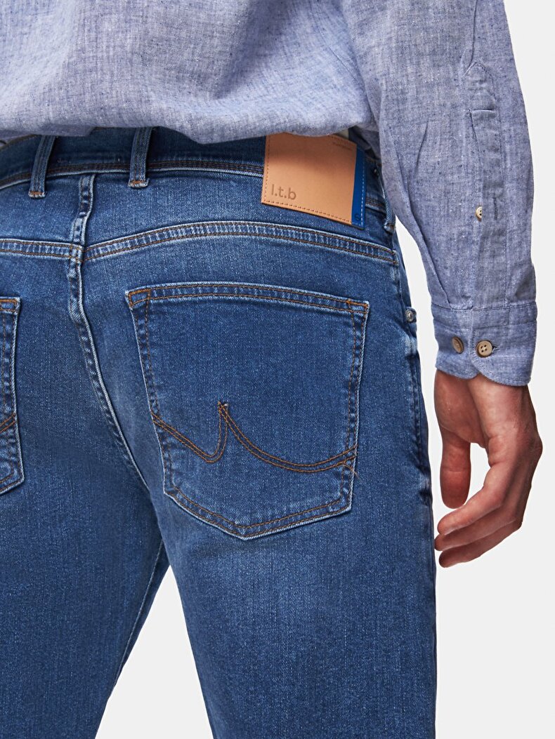 Dıego Dar Paça Orta Bel Jean Pantolon