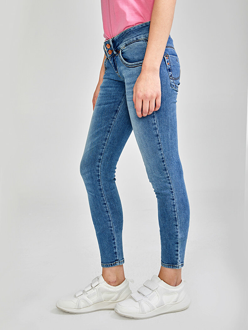 Molly Low Waist Jeans Trousers