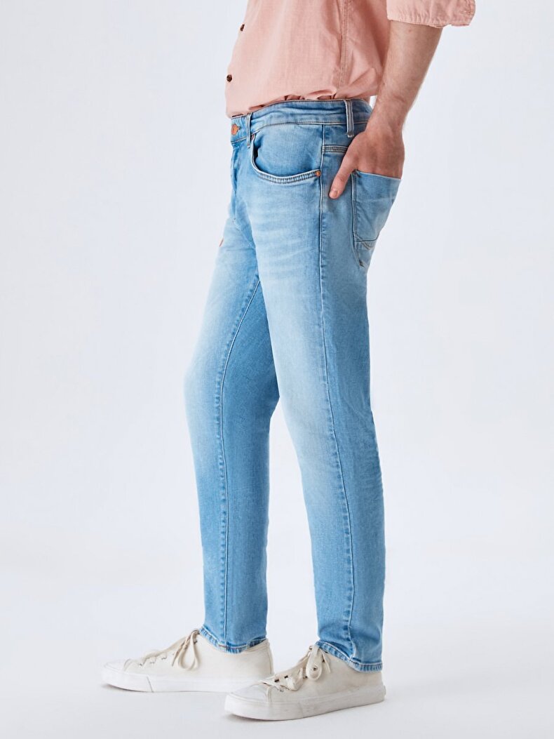 Joshua Dar Paça Düşük Bel Jean Broek