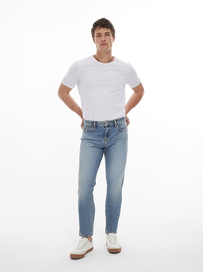 Joshua Dar Paça Düşük Bel Jean Pantolon