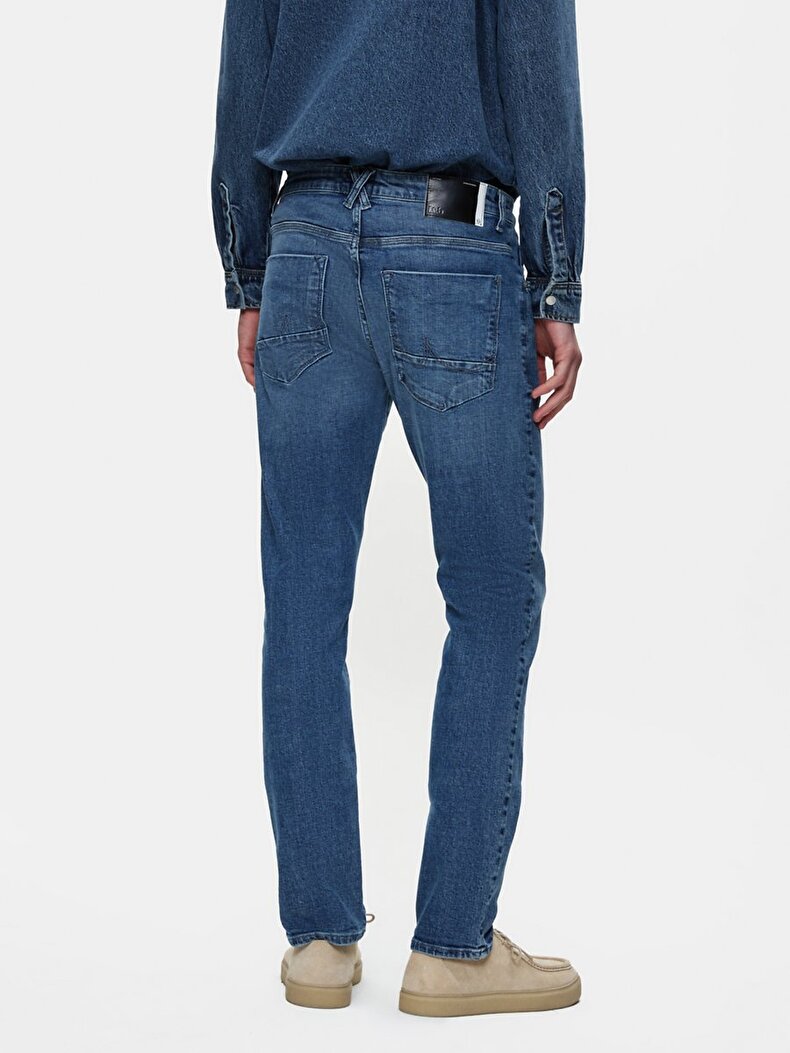 Joshua Dar Paça Düşük Bel Jean Trousers