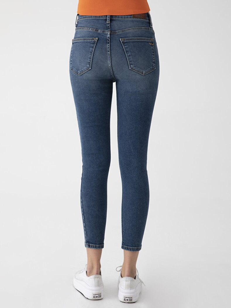 Tanya X High Waist Skinny Jeans Trousers
