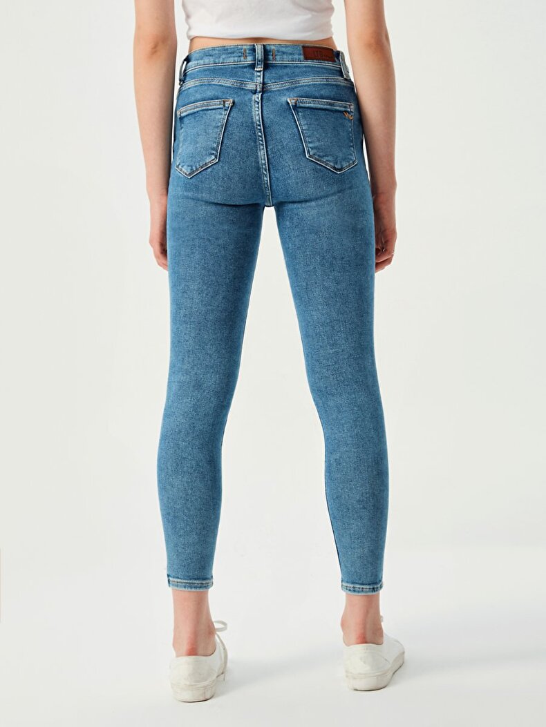 Tanya X High Waist Skinny Jeans Trousers