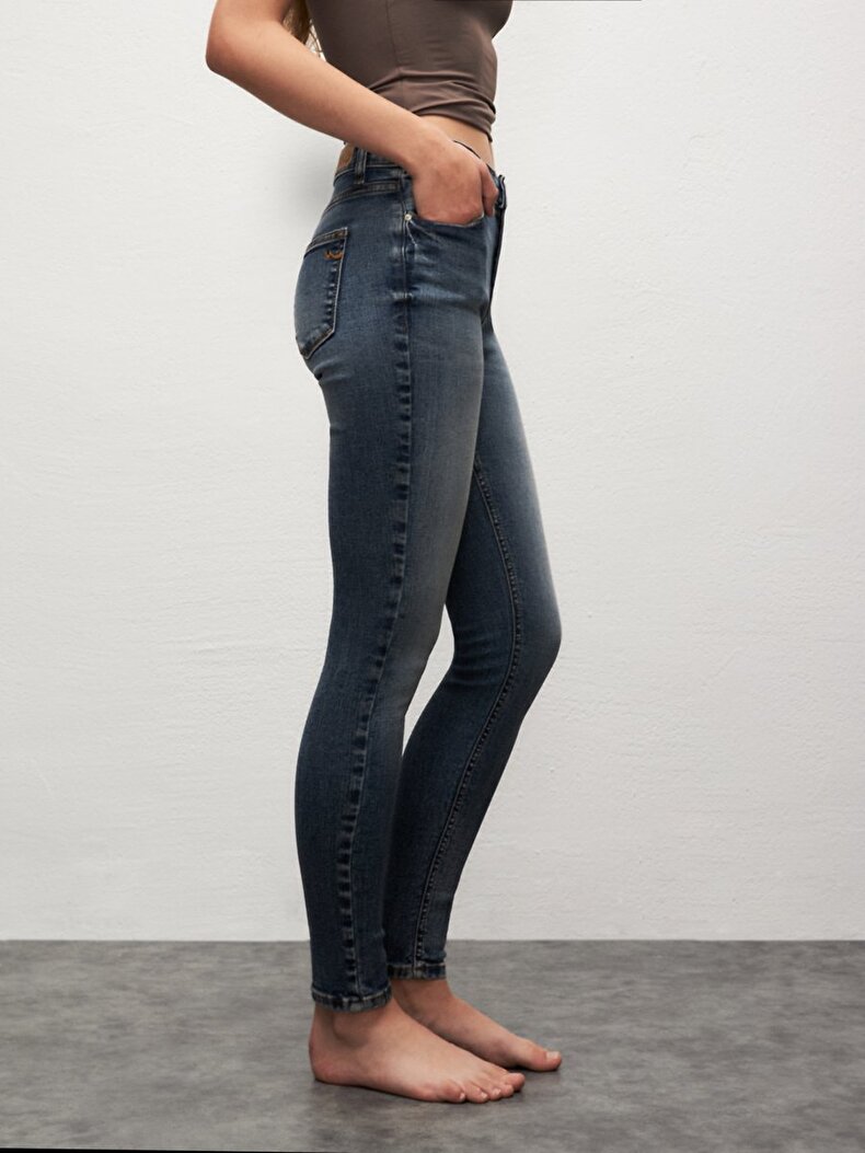 Tanya X Orta Bel Jean Pantolon