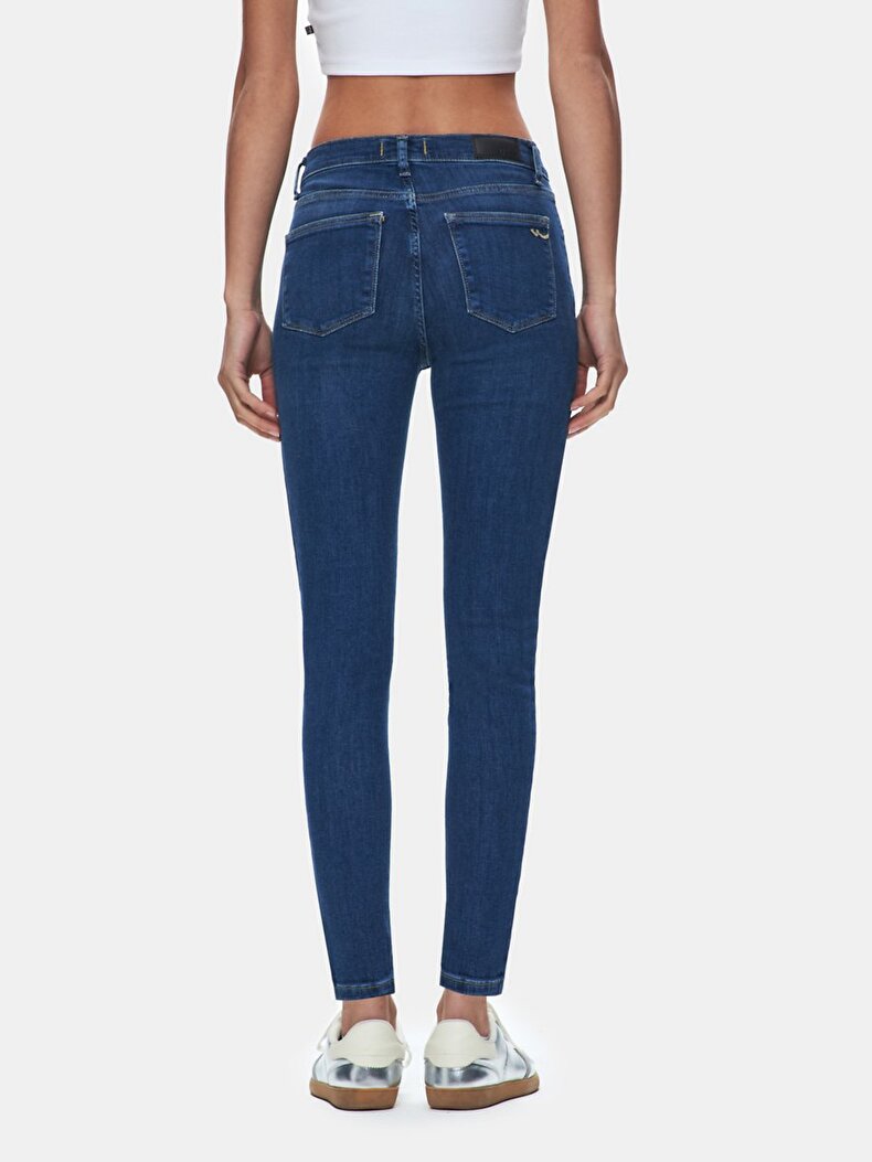 Tanya X Dar Paça Orta Bel Jean Pantolon