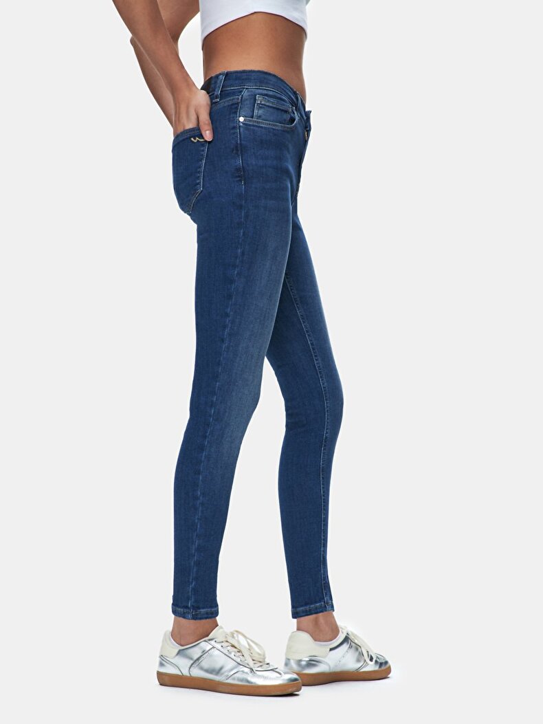 Tanya X Dar Paça Orta Bel Jean Pantolon