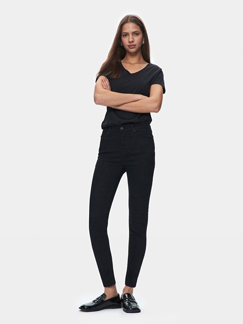 Tanya X Dar Paça Orta Bel Jean Pantolon