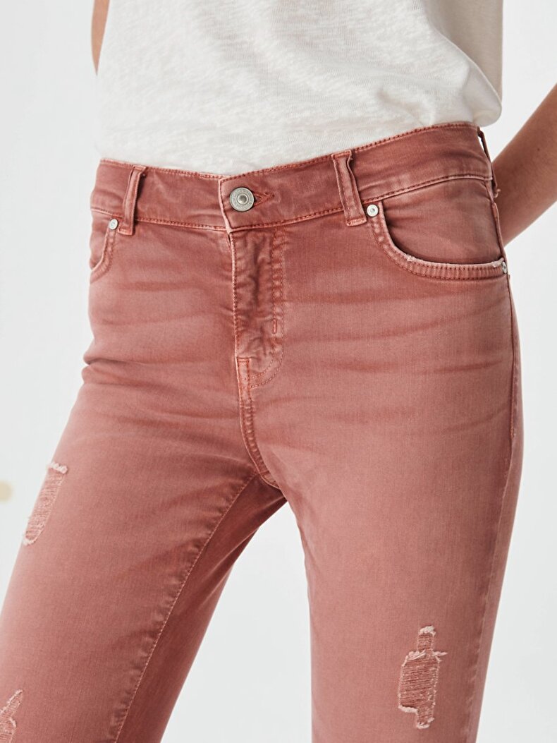 Lonia Mid Rise Orta Bel Jean