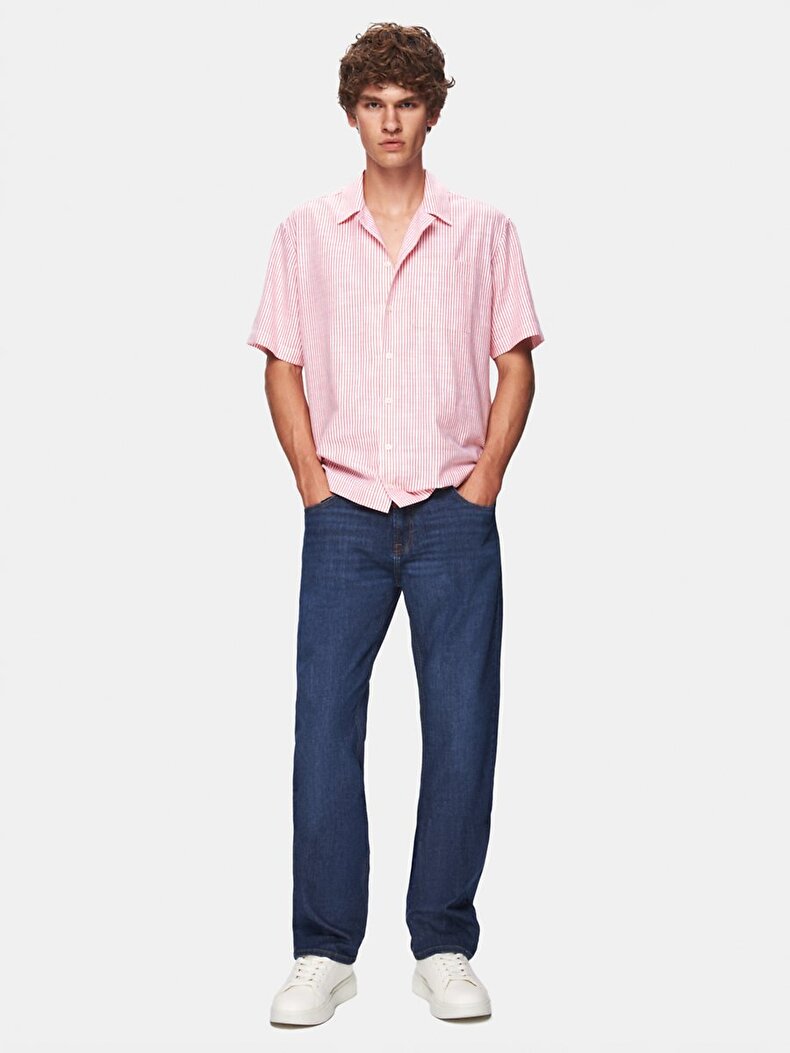Paul X Düz Paça Orta Bel Jean Pantolon