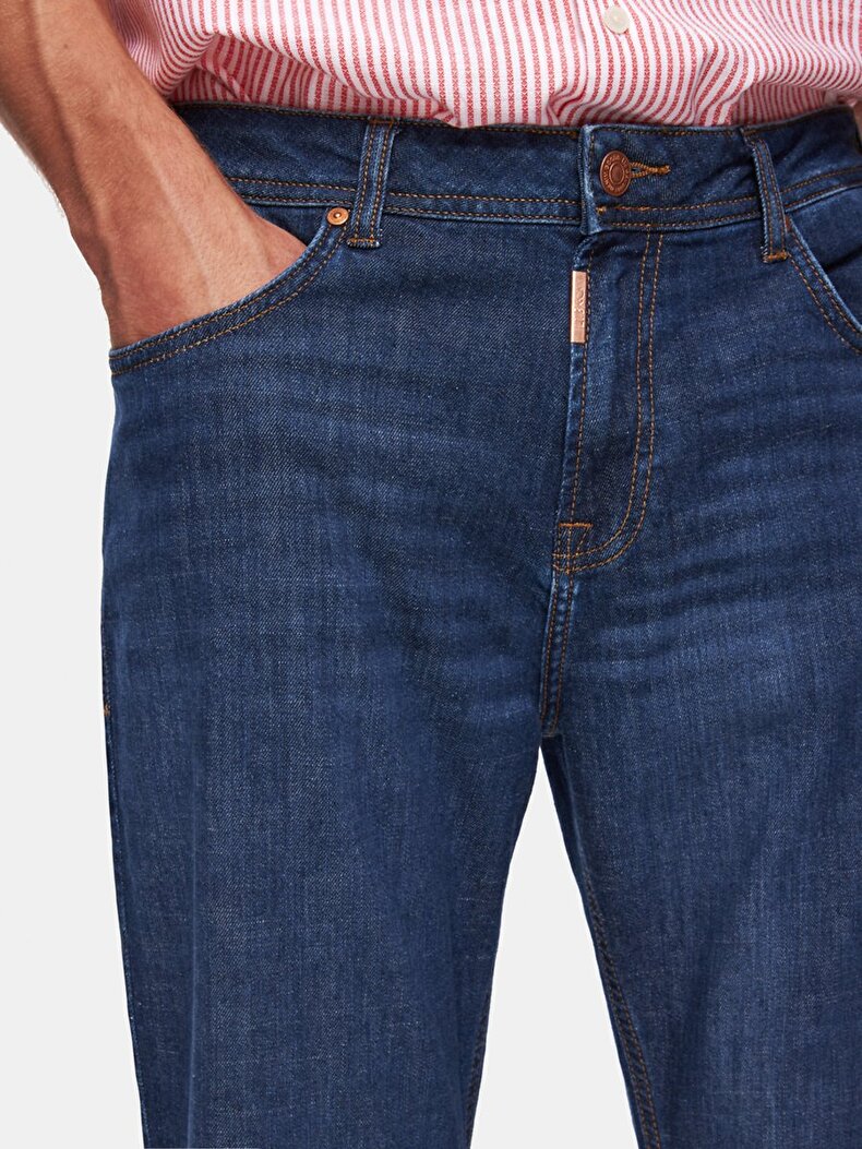 Paul X Düz Paça Orta Bel Jean Pantolon
