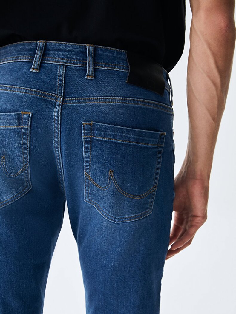 Paul X Düz Paça Orta Bel Jean Pantolon