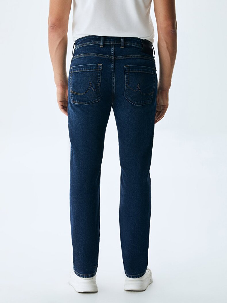 Paul X Düz Paça Orta Bel Jean Pantolon