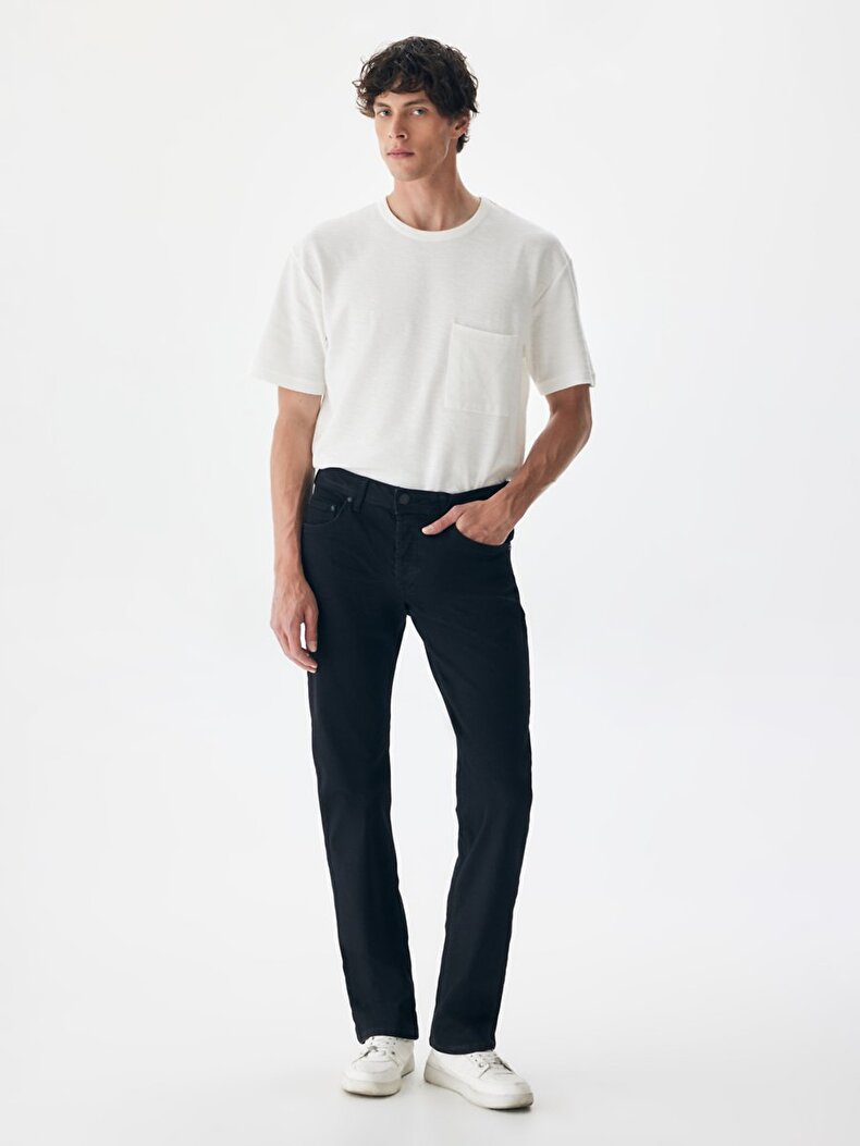 Paul X Düz Paça Orta Bel Jean Pantolon