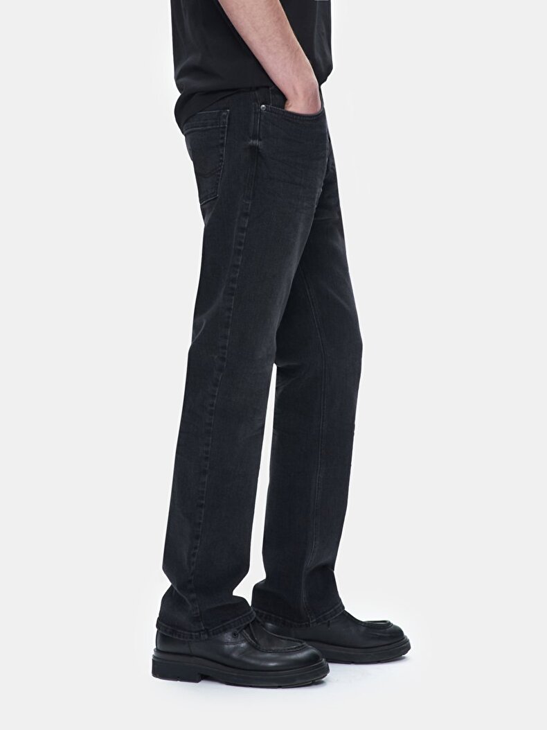 Paul X Düz Paça Orta Bel Jean Pantolon