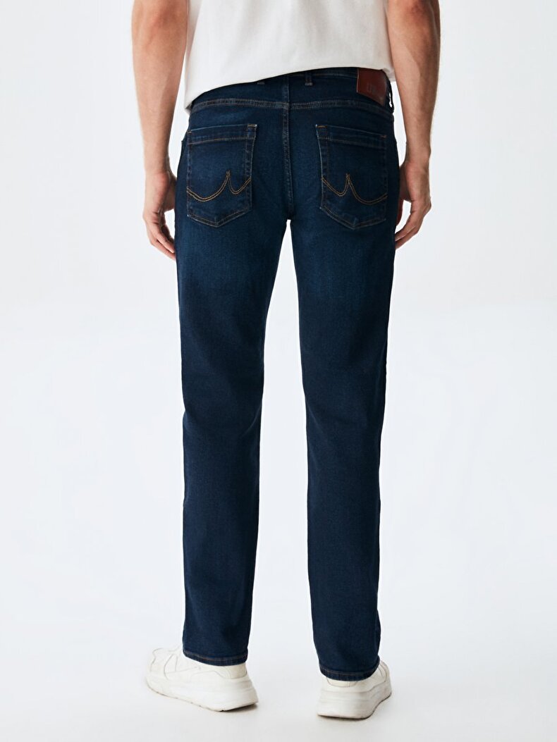 Paul X Düz Paça Orta Bel Jean Pantolon