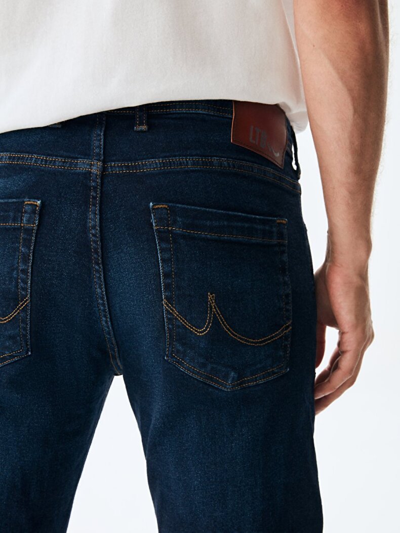 Paul X Düz Paça Orta Bel Jean Pantolon