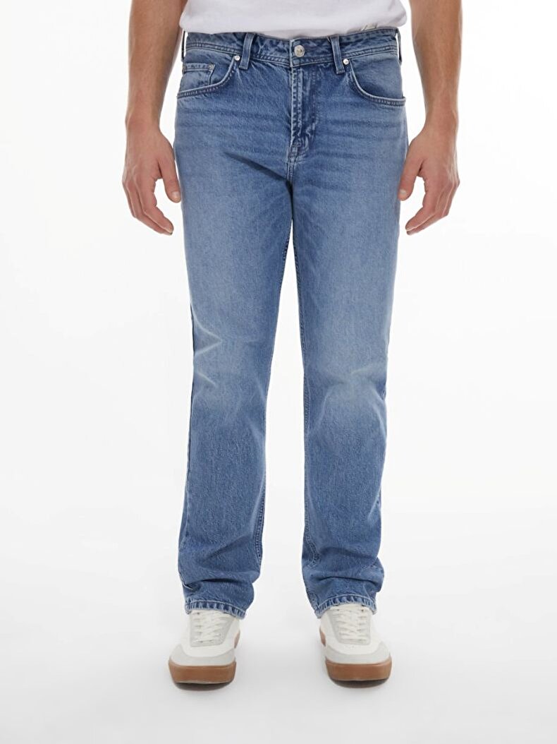 Paul X Düz Paça Orta Bel Jean Pantolon