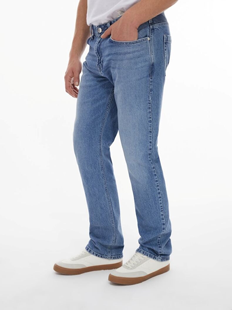 Paul X Düz Paça Orta Bel Jean Pantolon