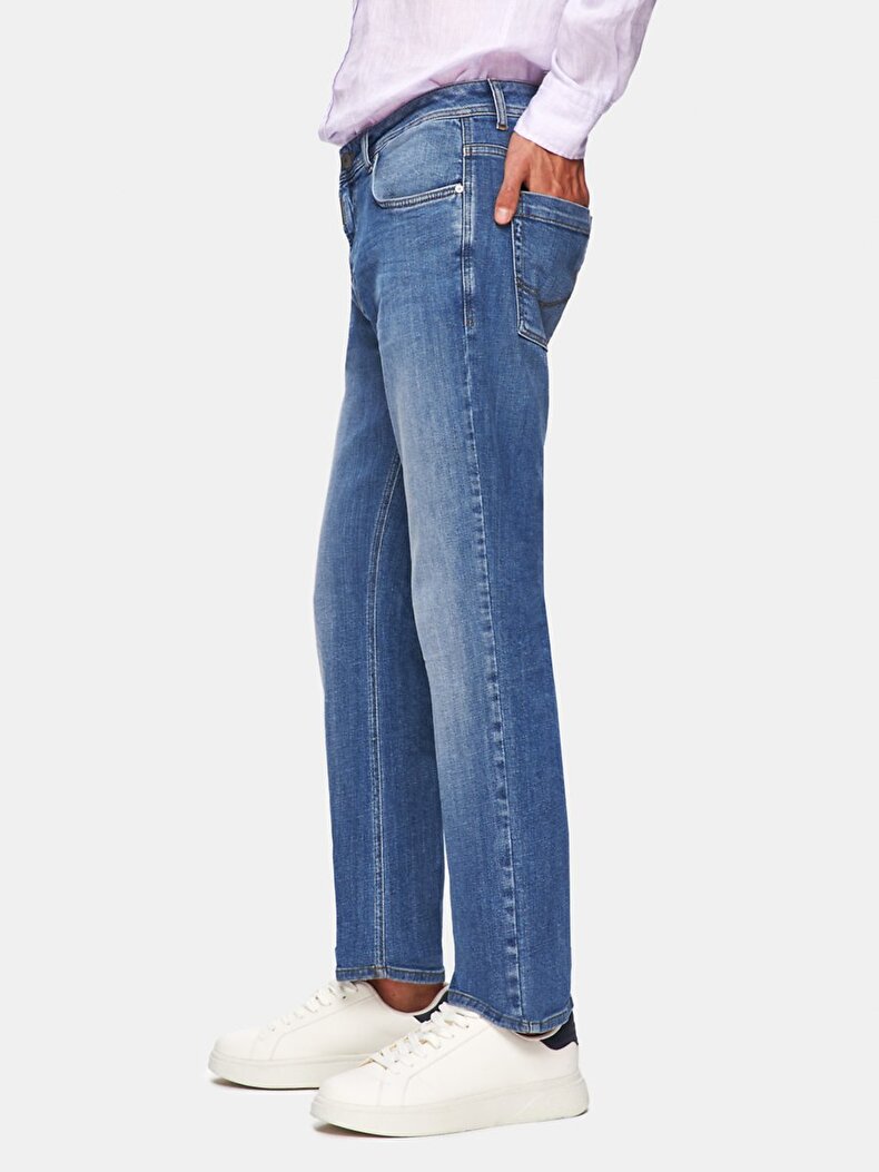 Paul X Düz Paça Orta Bel Jean Pantolon