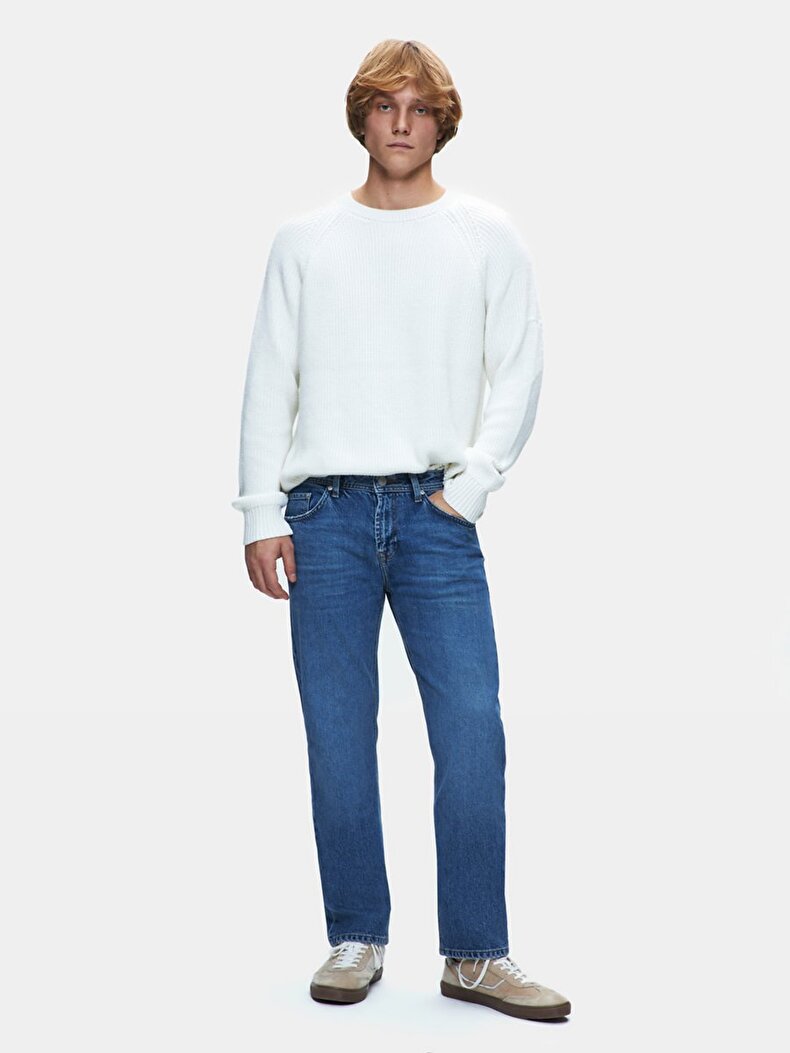 Paul X Düz Paça Orta Bel Jean Pantolon