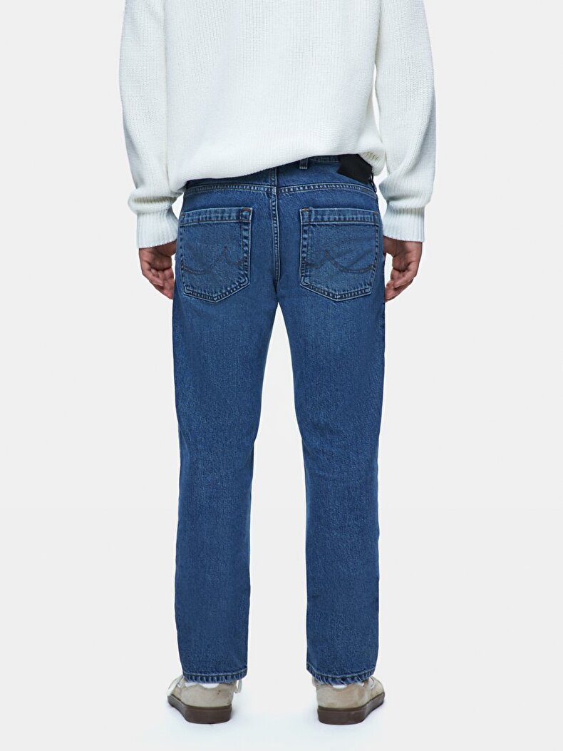 Paul X Düz Paça Orta Bel Jean Pantolon