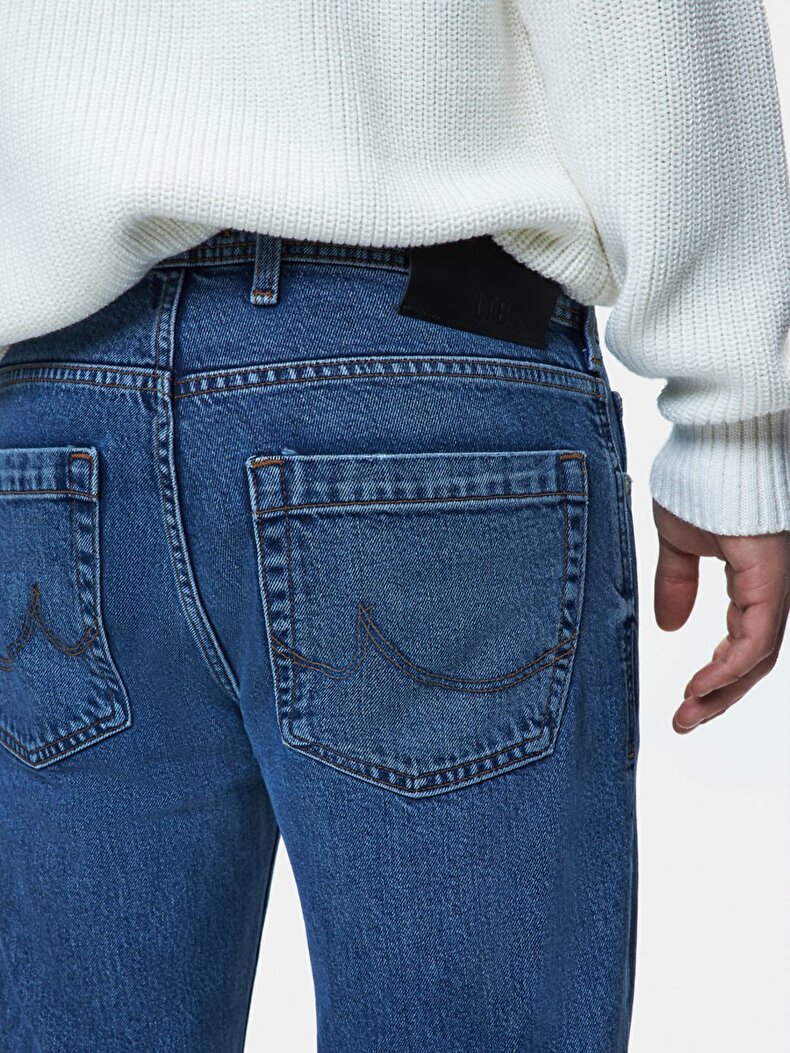 Paul X Düz Paça Orta Bel Jean Pantolon