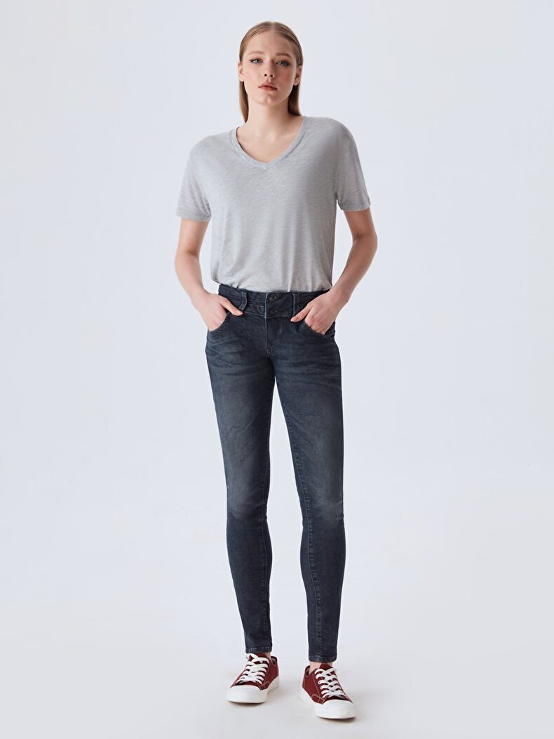 Julıta X Düşük Bel Jean Pantolon