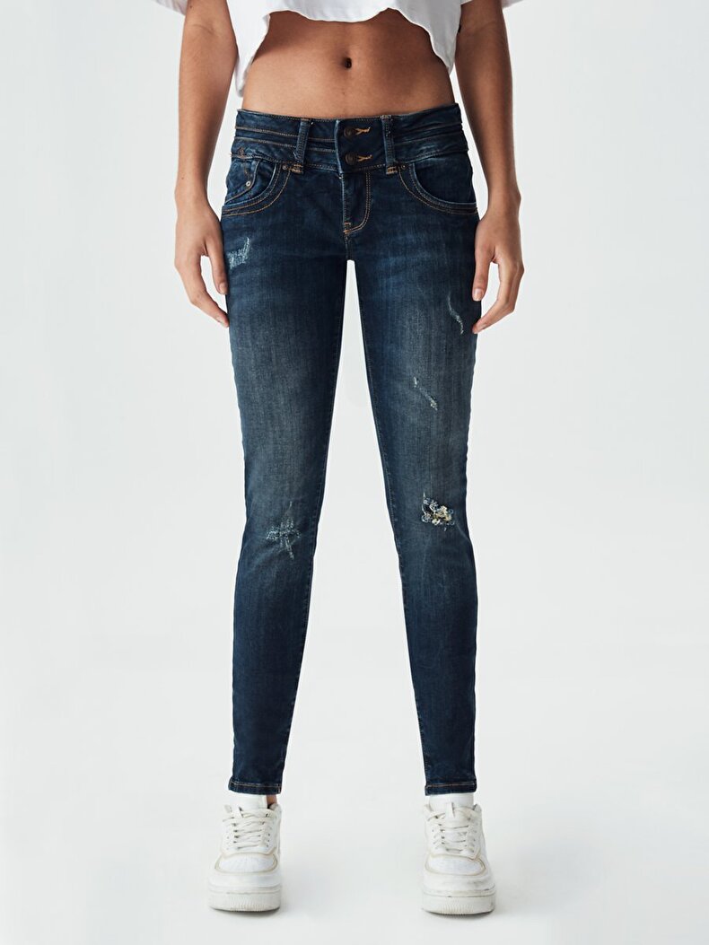 Julita X Low Waist Skinny Jeans Trousers