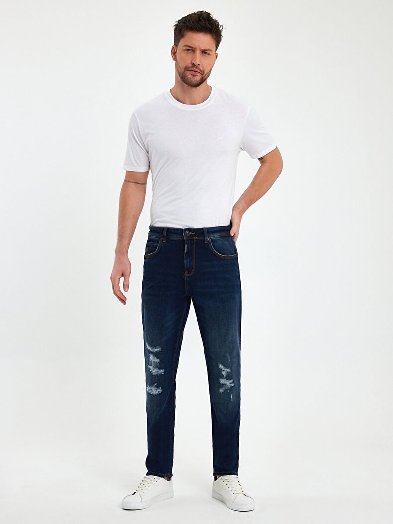 New Louis Low Waist Ripped Skinny Jeans Trousers