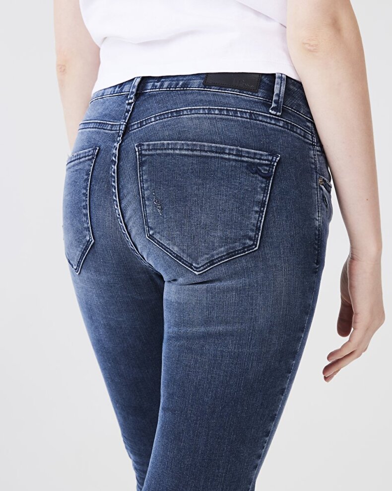 Nicole Dar Paça Orta Bel Jean Hosen