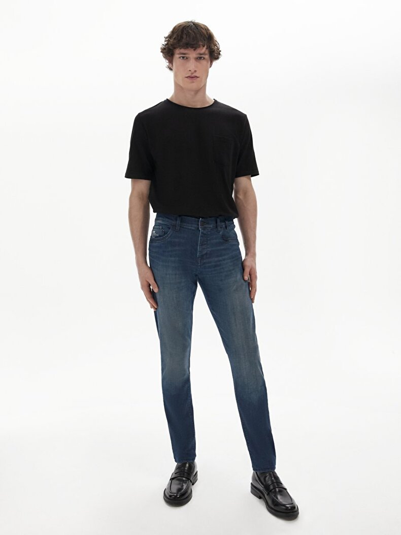 Servando X D Low Waist Skinny Tapered Jeans Broek