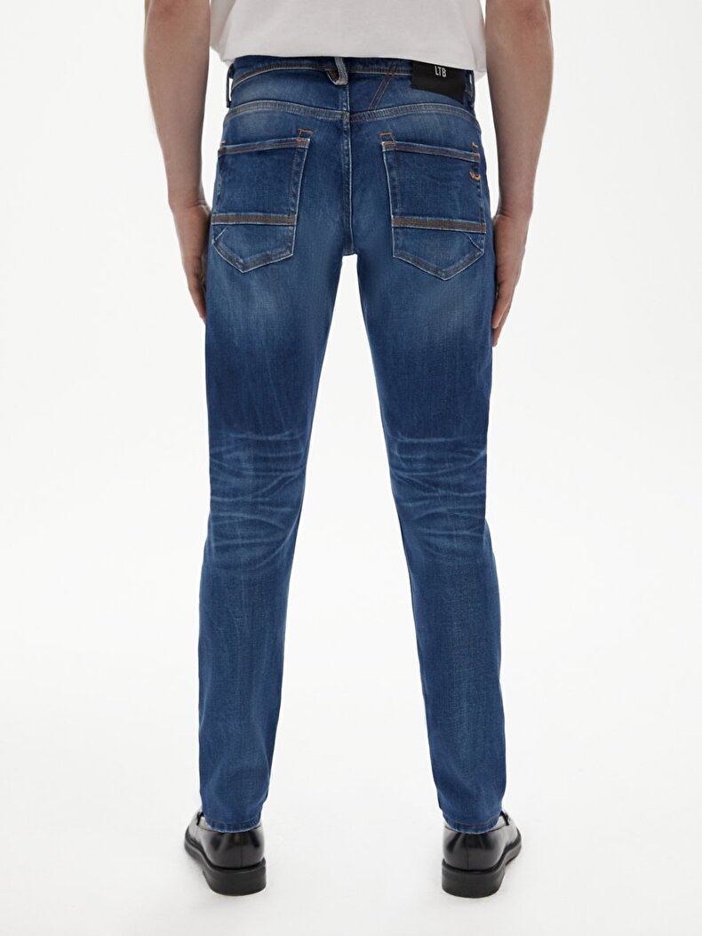 Servando X D Low Waist Skinny Tapered Jeans Trousers