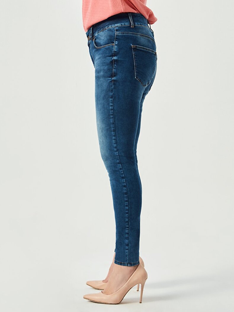 Arly High Waist Straight Cut Jeans Trousers