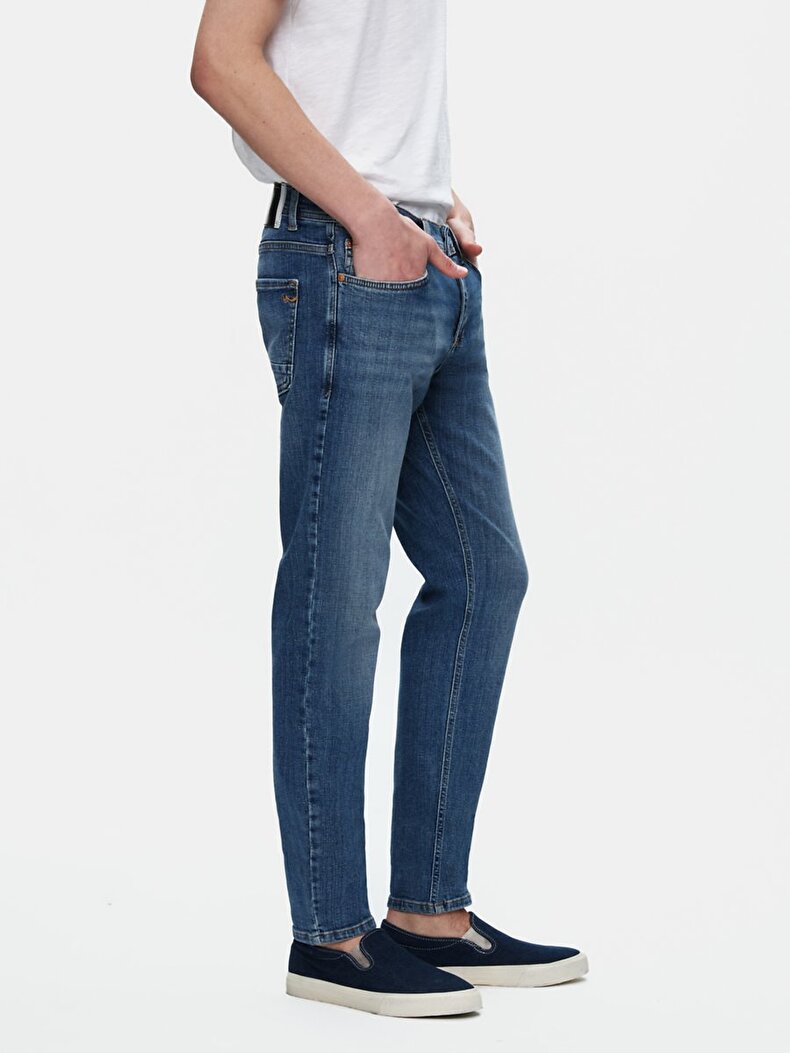 Jumy Dar Paça Orta Bel Jean Pantolon