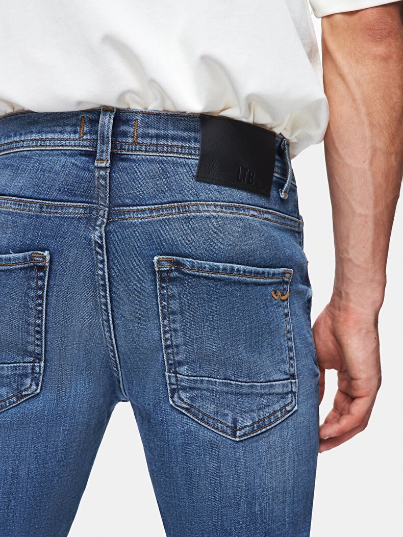 Jumy Dar Paça Orta Bel Jean Pantolon