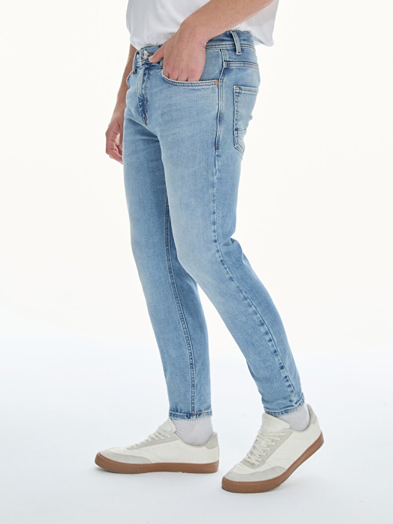 Jumy Dar Paça Orta Bel Jean Pantolon