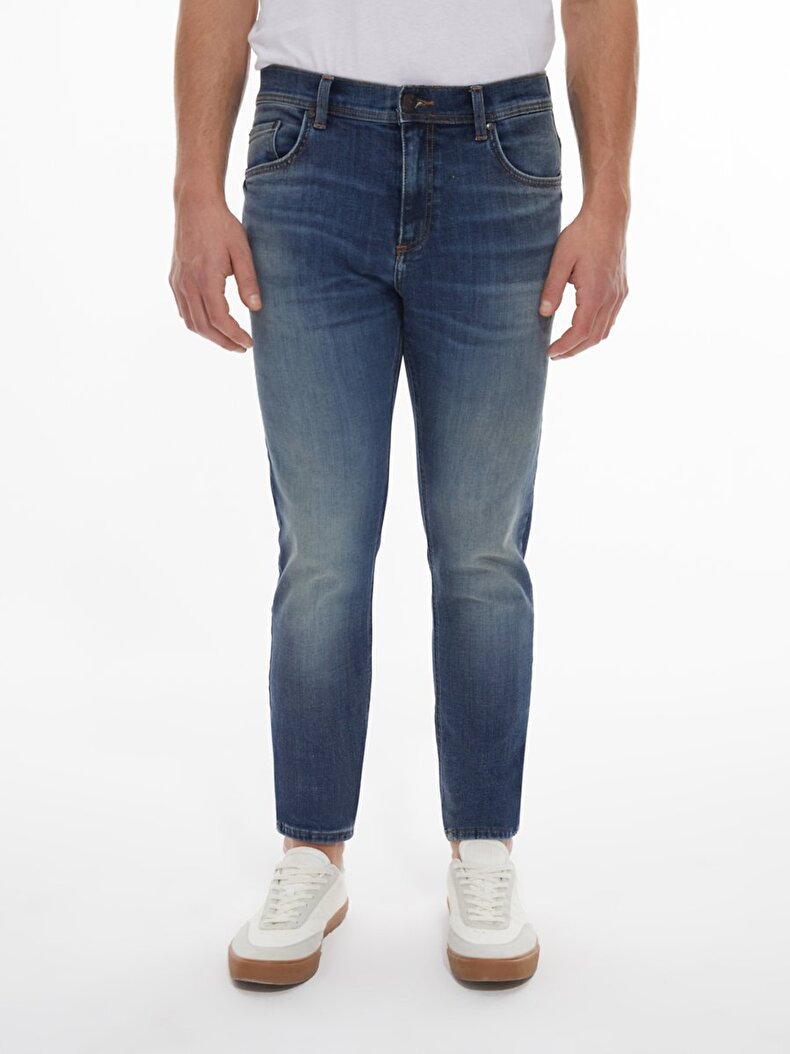 Jumy Dar Paça Orta Bel Jean Pantolon
