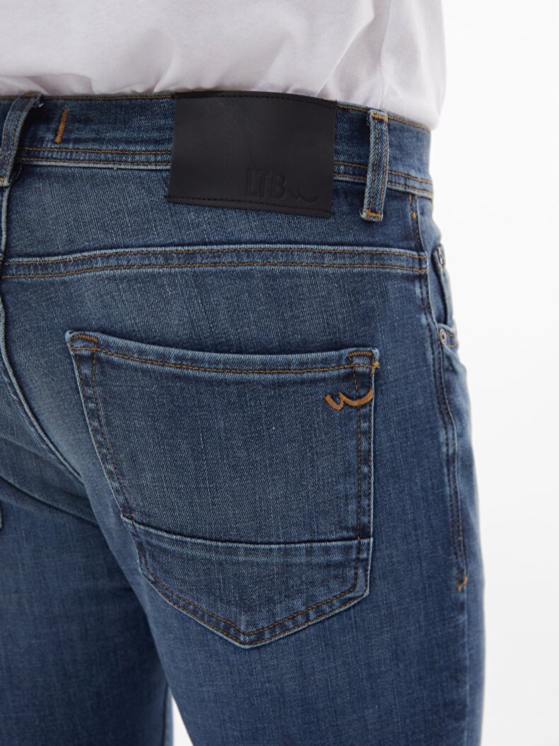 Jumy Dar Paça Orta Bel Jean Pantolon