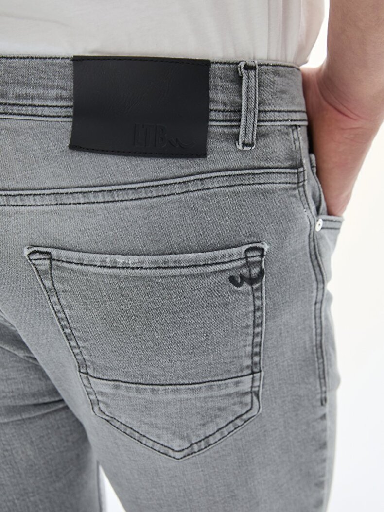 Jumy Dar Paça Orta Bel Jean Trousers