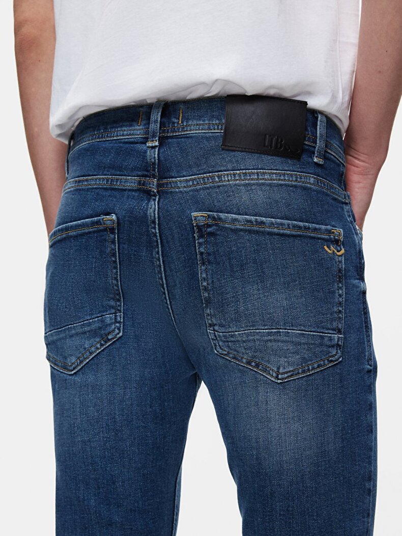 Jumy Dar Paça Orta Bel Jean Pantolon